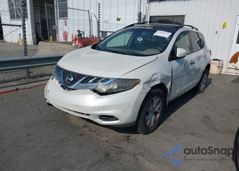 2012 Nissan Murano Sl z USA, uszkodzony, nr VIN JN8AZ1MW5CW235014